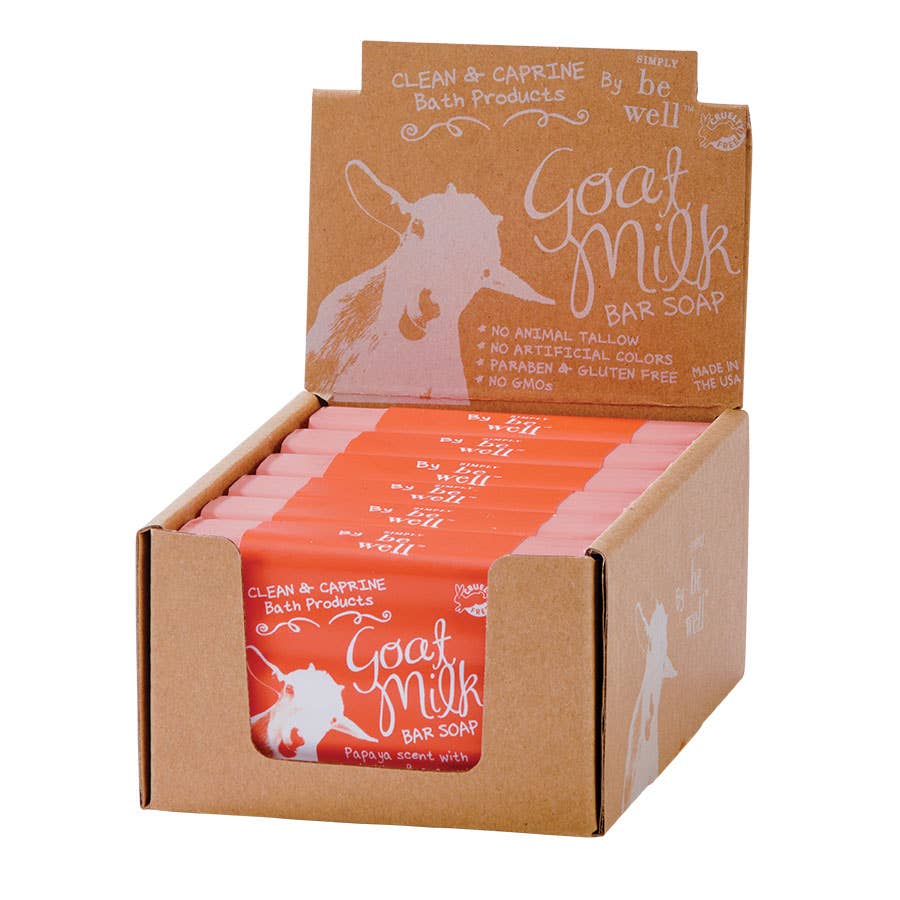 Goat Milk & Papaya 4oz Bar Soap