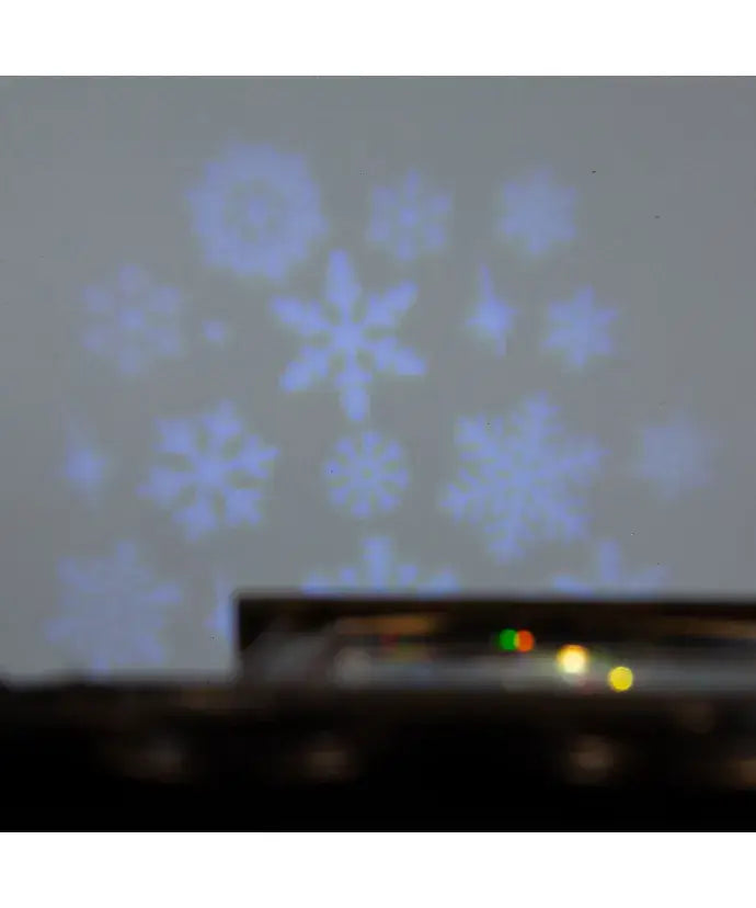 Battery-Operated Santa Water Lantern With Projector Light