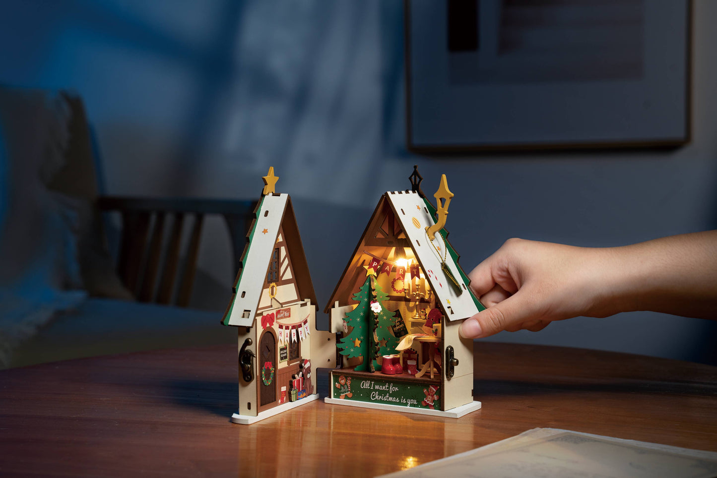 Twinkling Christmas House