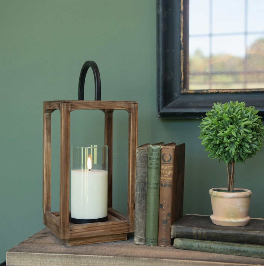 14" Wood Lantern