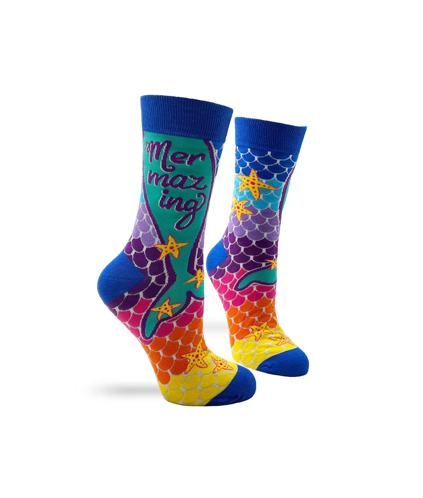 Mermazing Women's Novelty Crew Socks