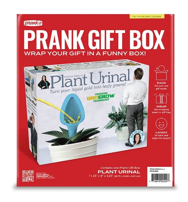 Prank Gift Box - Plant Urinal 1ct Box