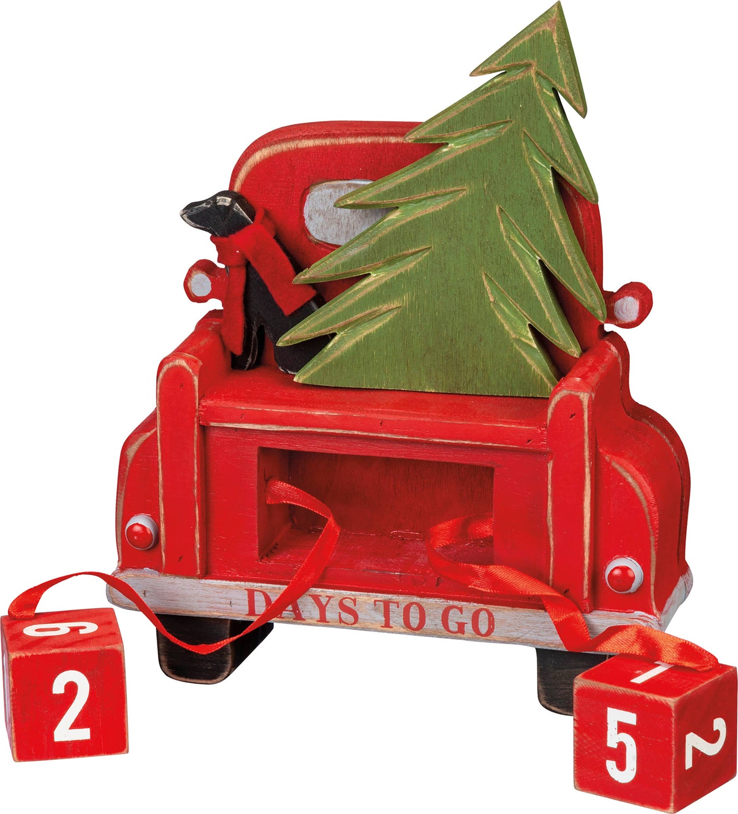 Carved Truck Block Countdown