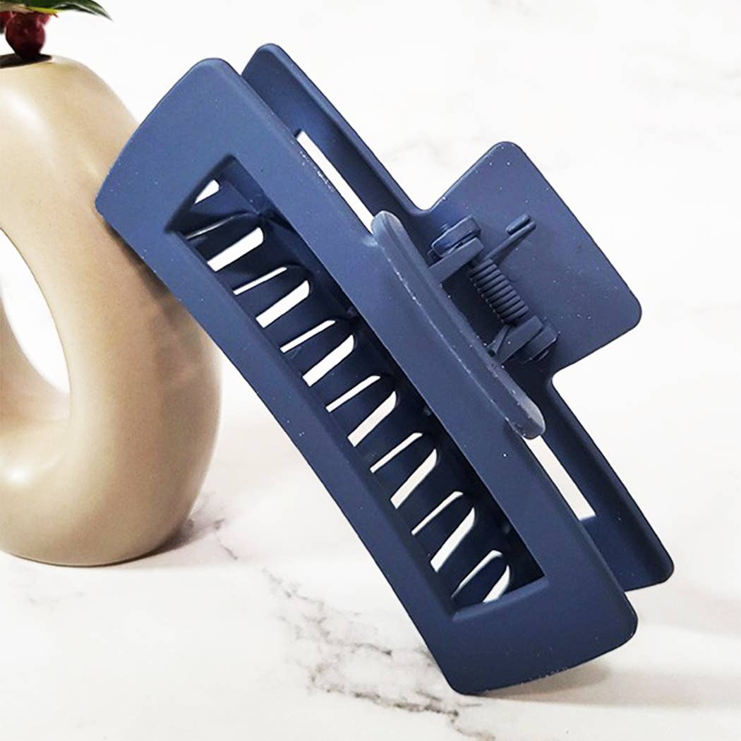 Big Size Matte Color Hair Claw Clip