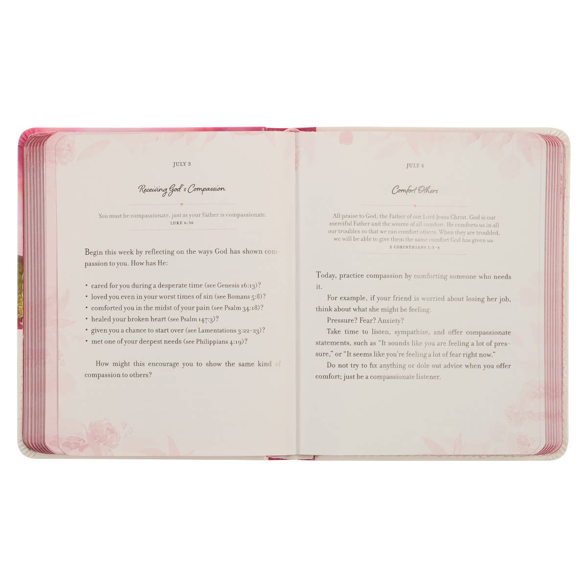 One-Minute Devotions Daily Habits of the Heart Faux Leather