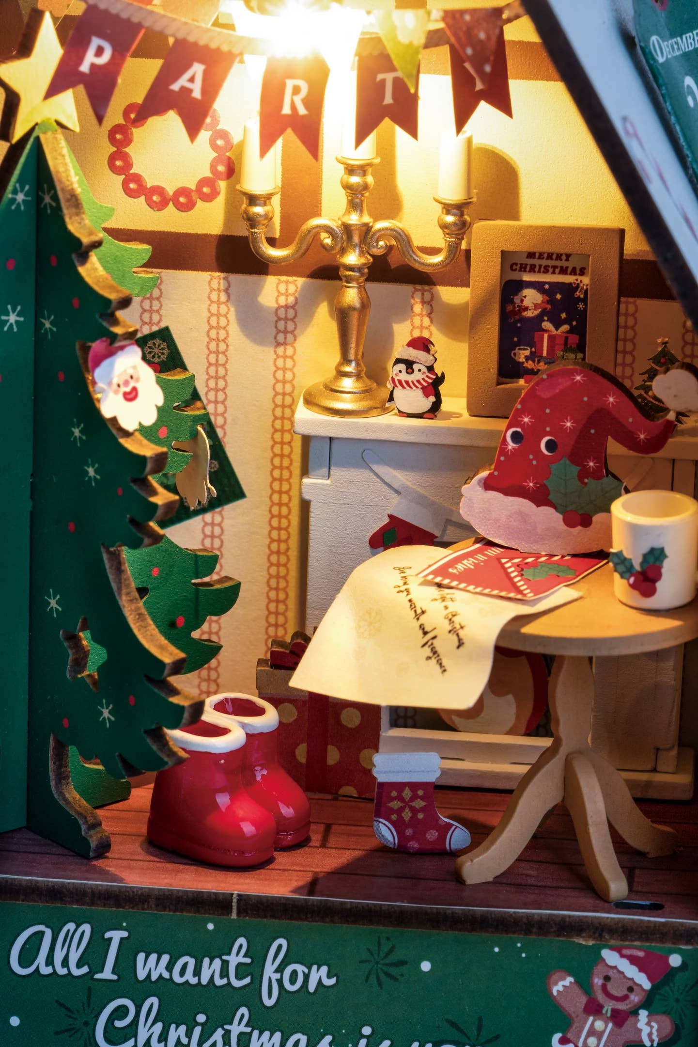 Twinkling Christmas House