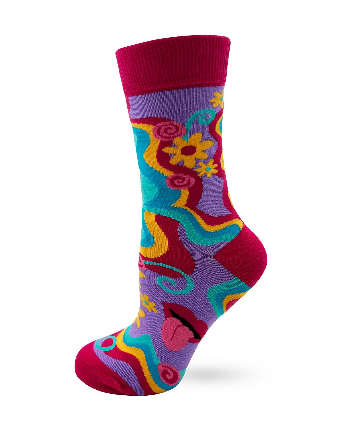 If You Lick it They Will Come Funny Women's Crew Socks