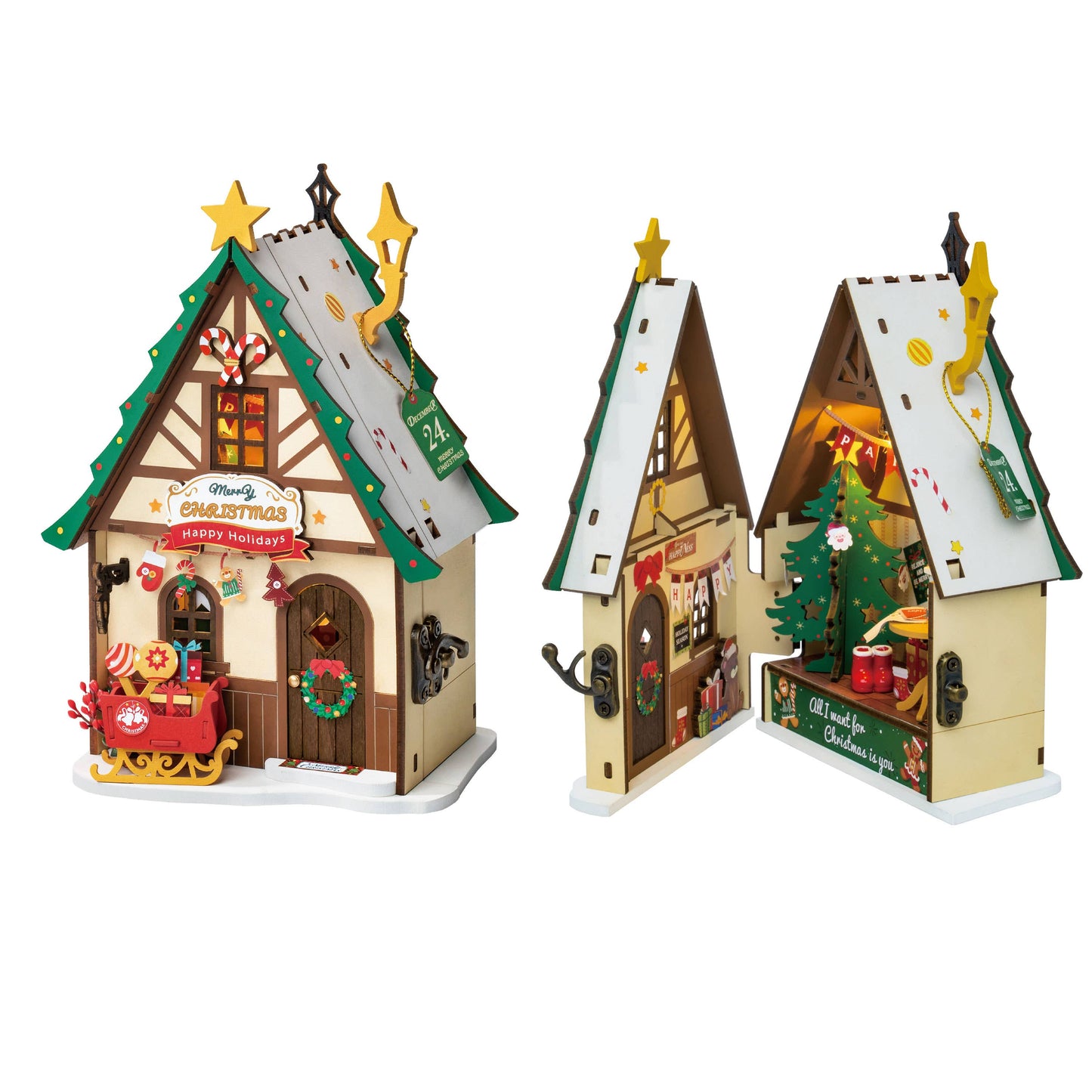Twinkling Christmas House