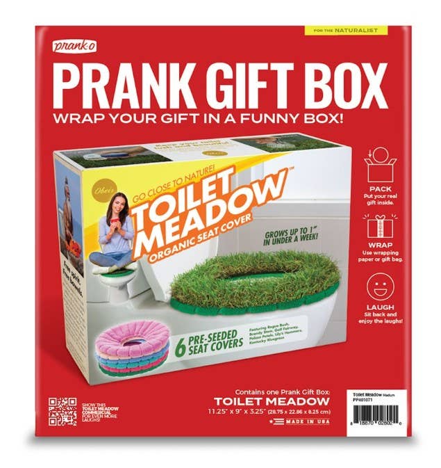 Prank Gift Box - Toilet Meadow 1ct Box