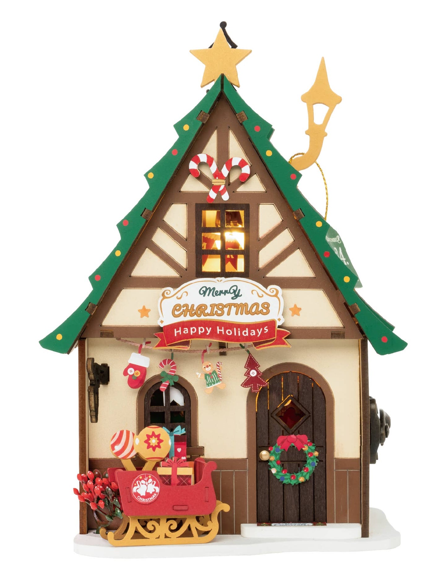 Twinkling Christmas House