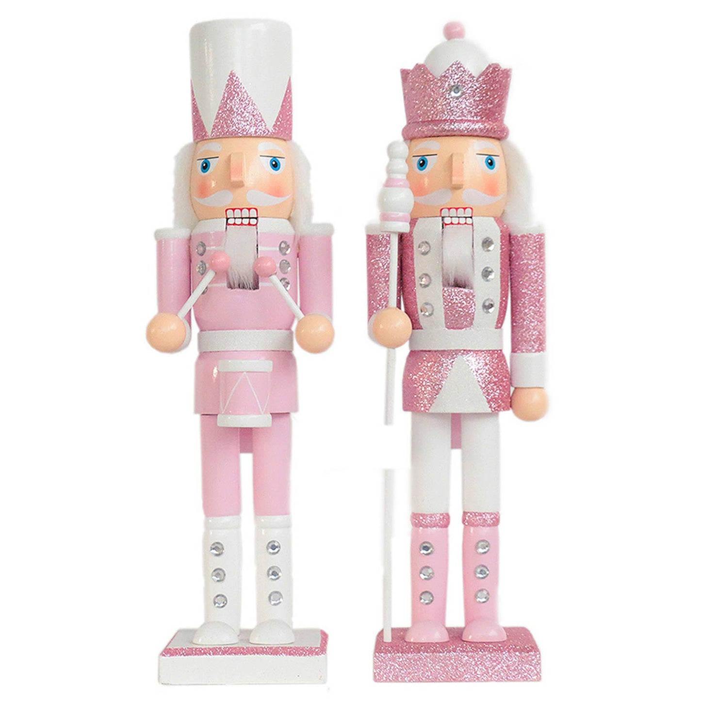 15" Pink Splendor Nutcrackers, 2 asst.