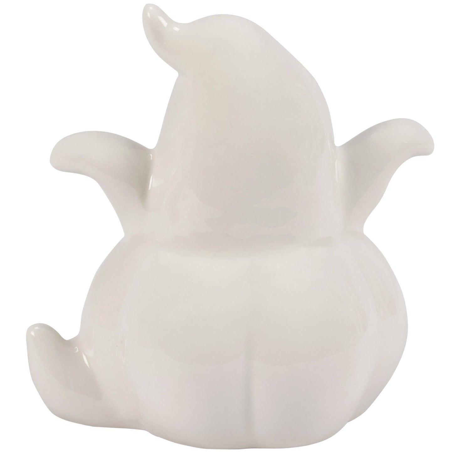 Lighted Ghost Pumpkin Figurine