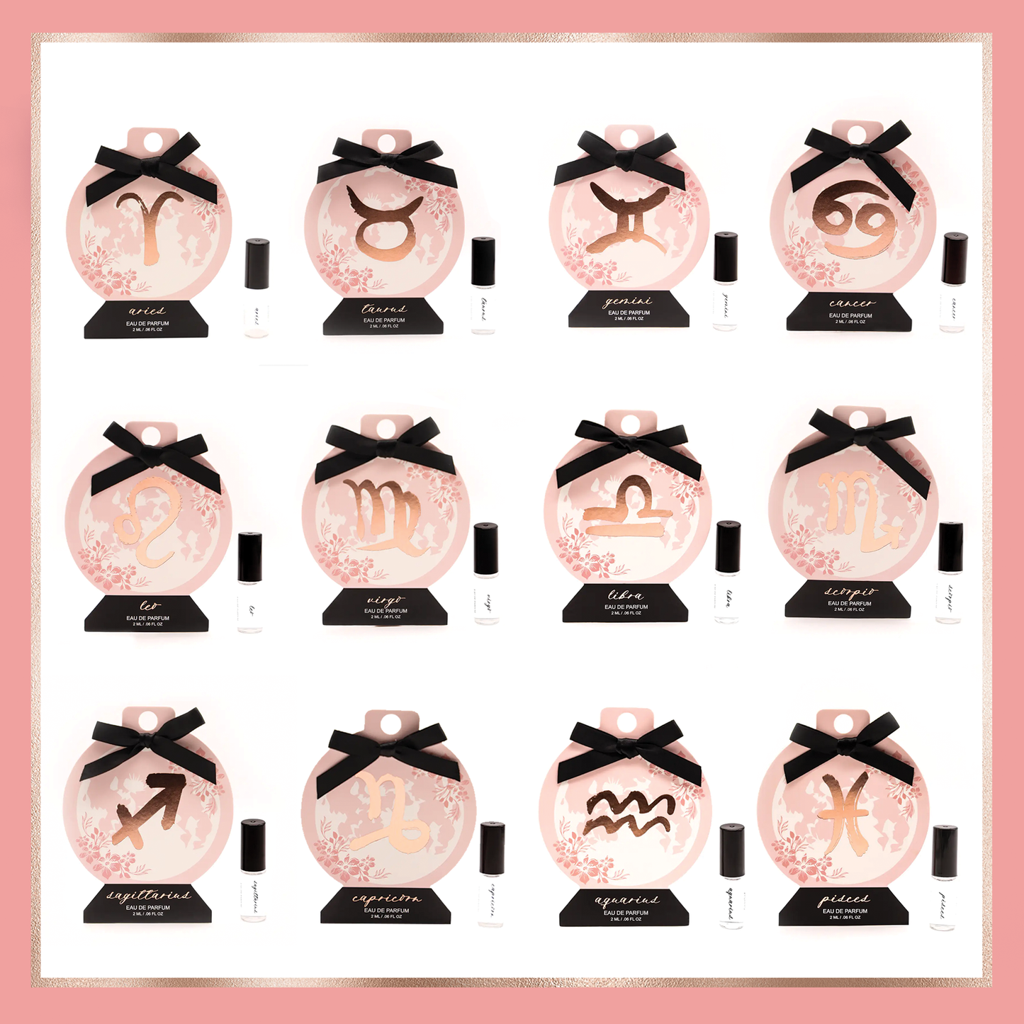 Zodica Perfumery - Zodiac Perfumette Card Pink