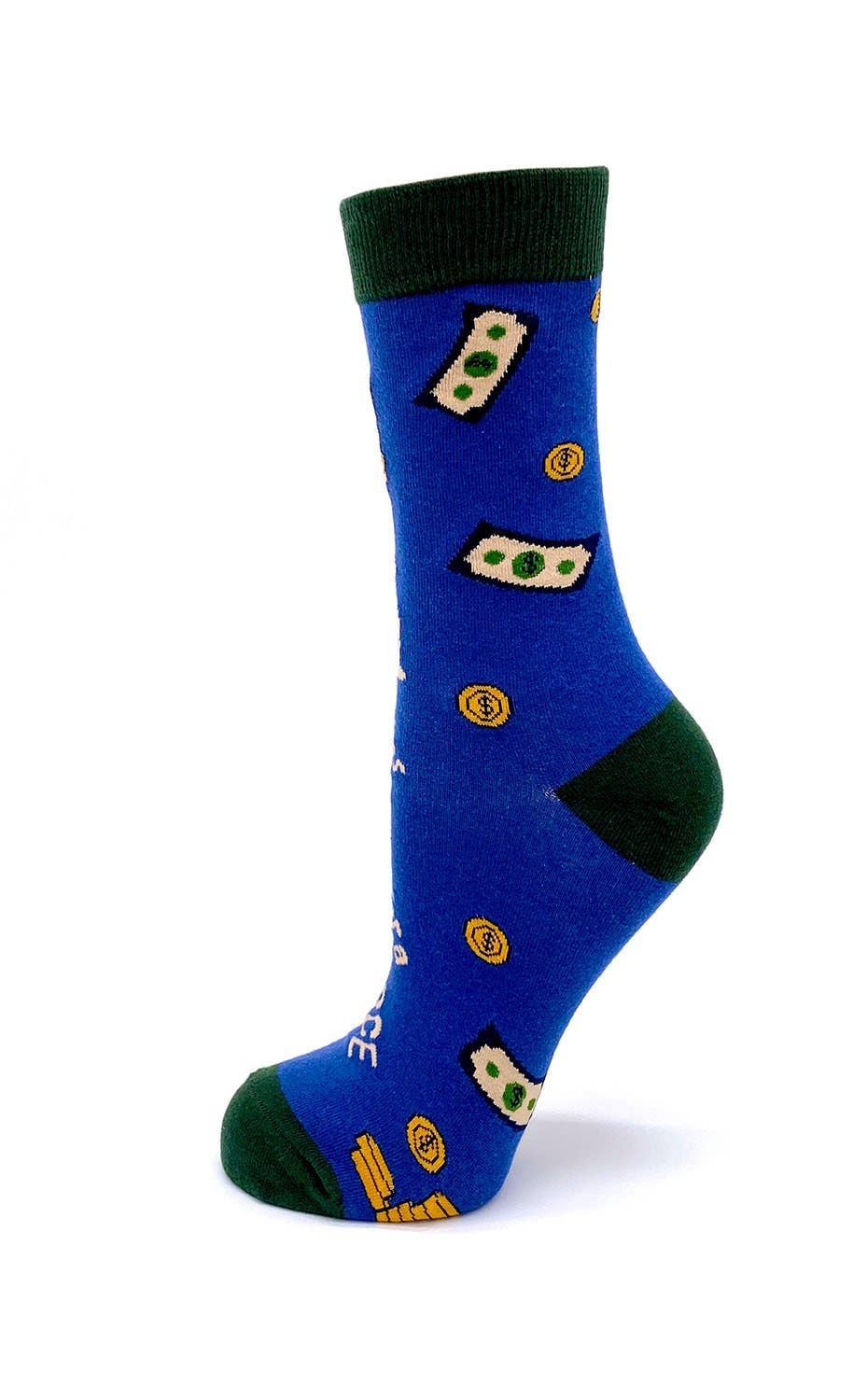 Whoever Said Money Can't Buy Happiness Has Never Paid For a Divorce Women's Crew Socks
