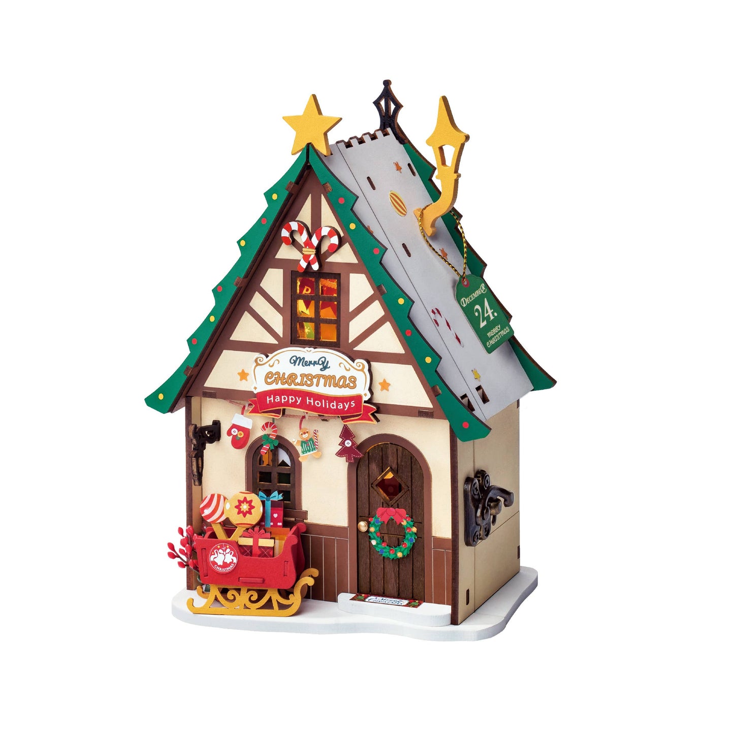 Twinkling Christmas House