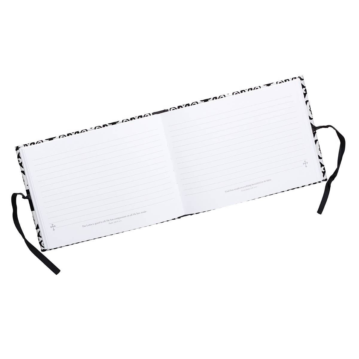Guest Book Black/White In Loving Memory