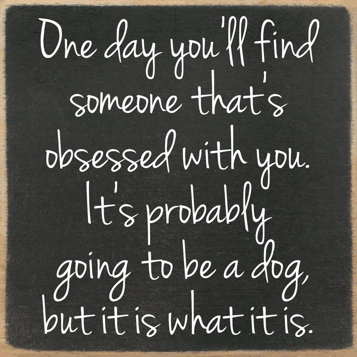 5x5-229 Obsessed dog
