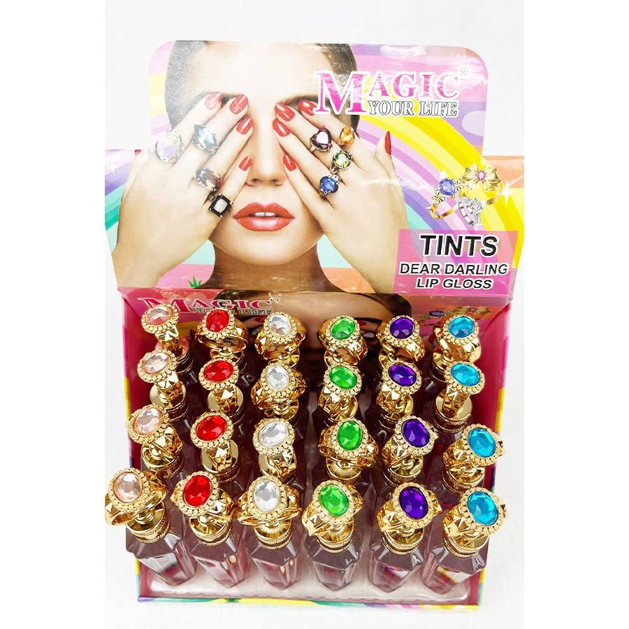 24-Pcs Diamond Ring Lip Tint