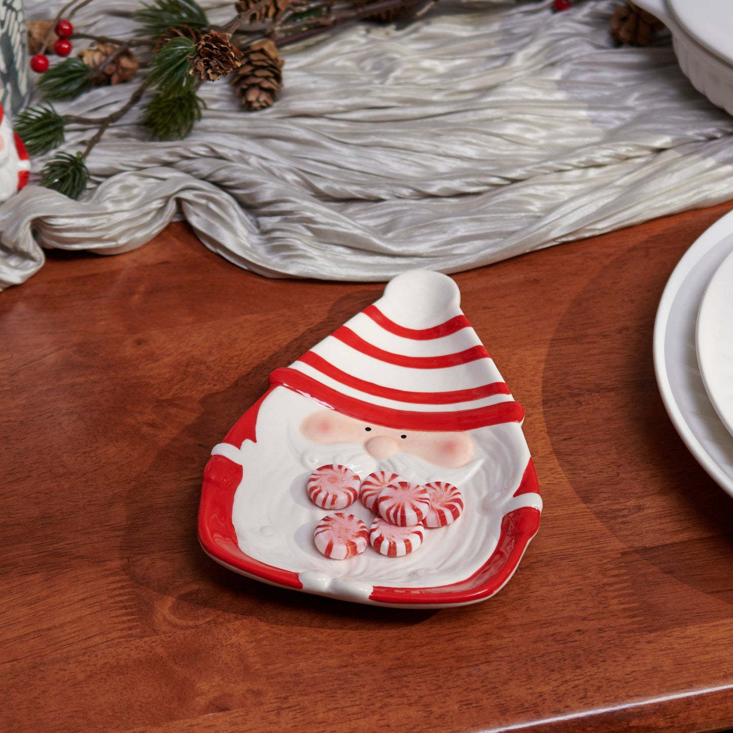 Large Nordic Santa Plate