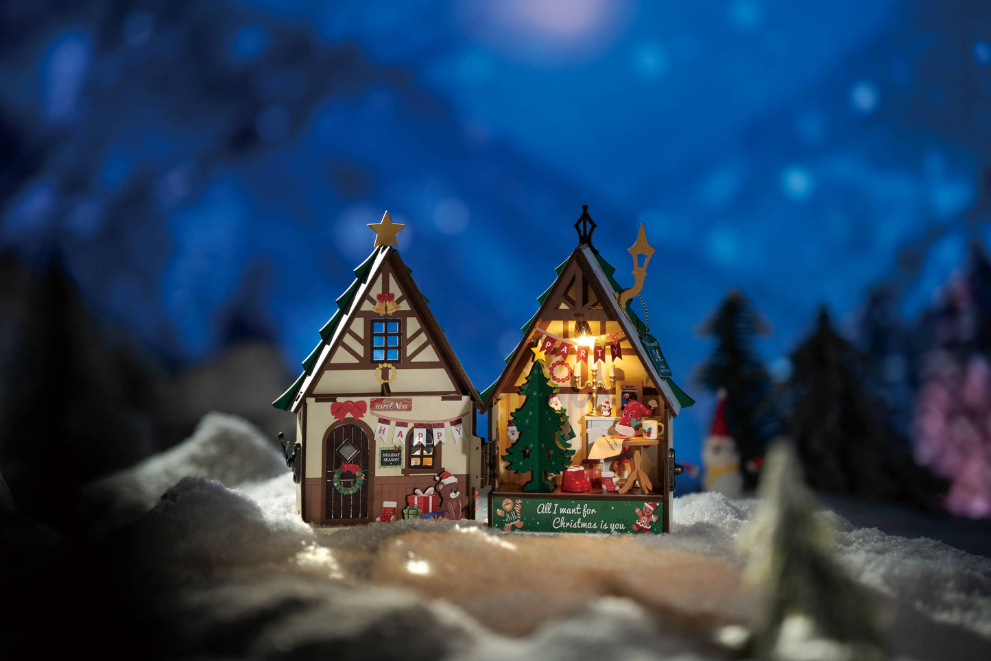 Twinkling Christmas House