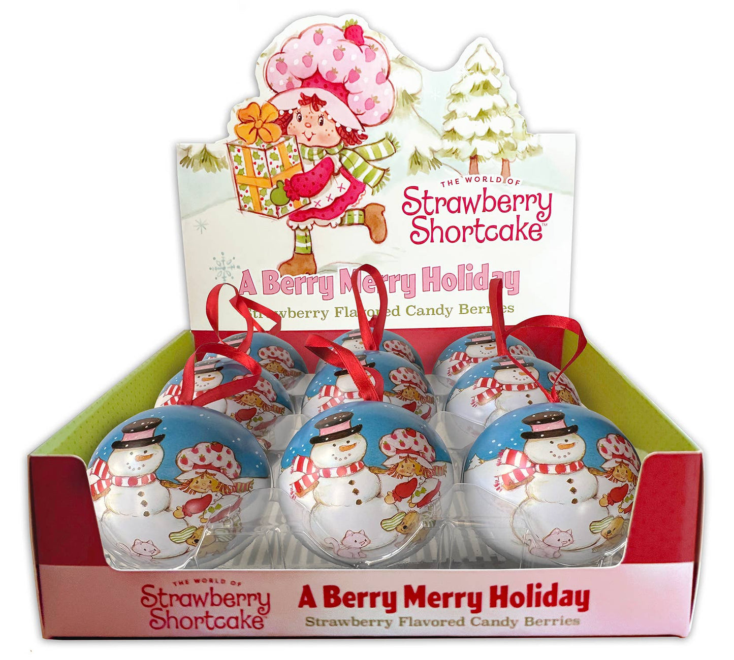 Strawberry Shortcake Berry Merry Holiday 9ct Display