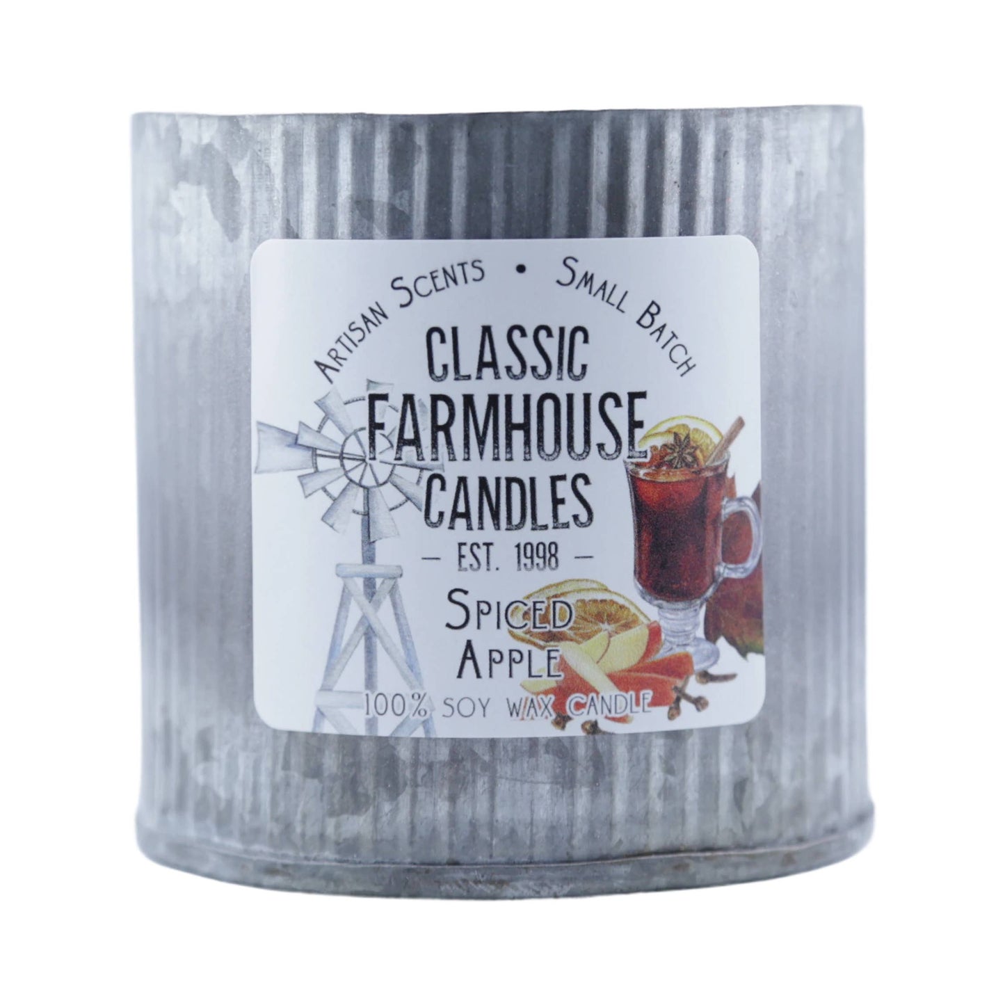 Spiced Apple Large Tin Soy Candle