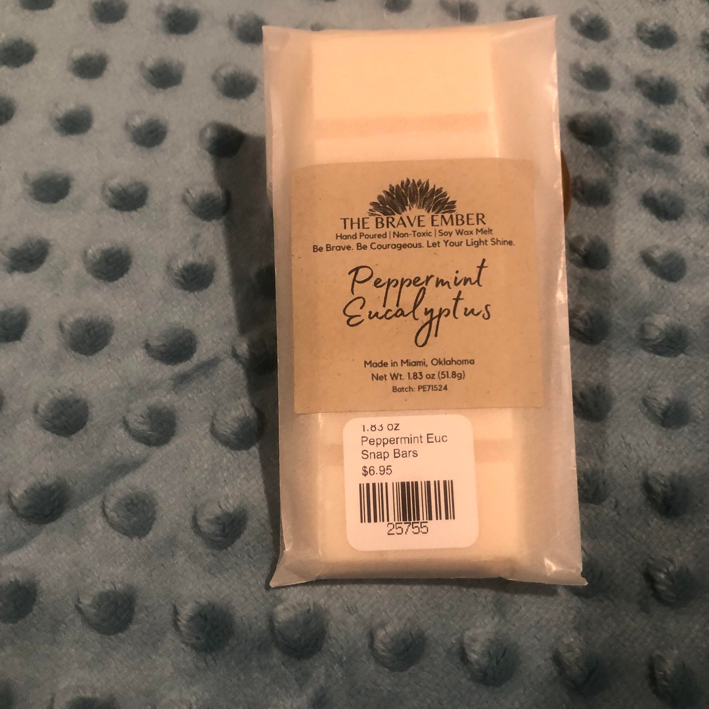 1.83 oz Peppermint Eucalyptus Snap Bars