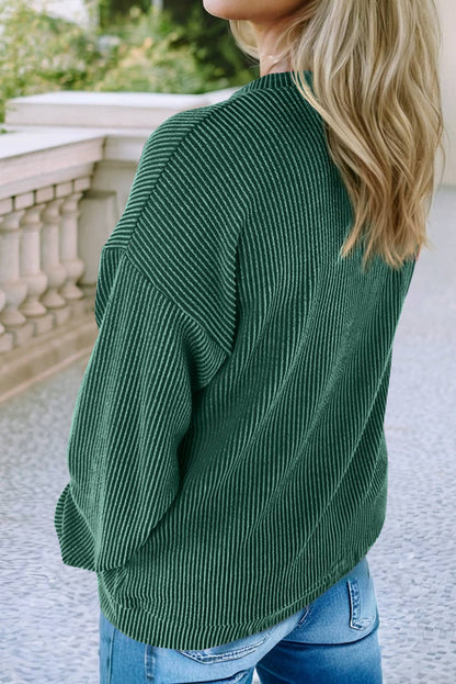 LDC Twisted Rib Outlined Merry Letter Graphic Top