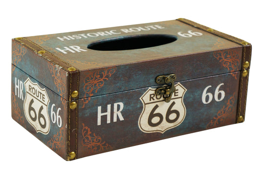 Historic Route 66 Vintage Tissue Box