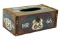 Historic Route 66 Vintage Tissue Box