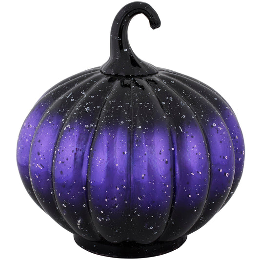Small Purple Glass Pumpkin