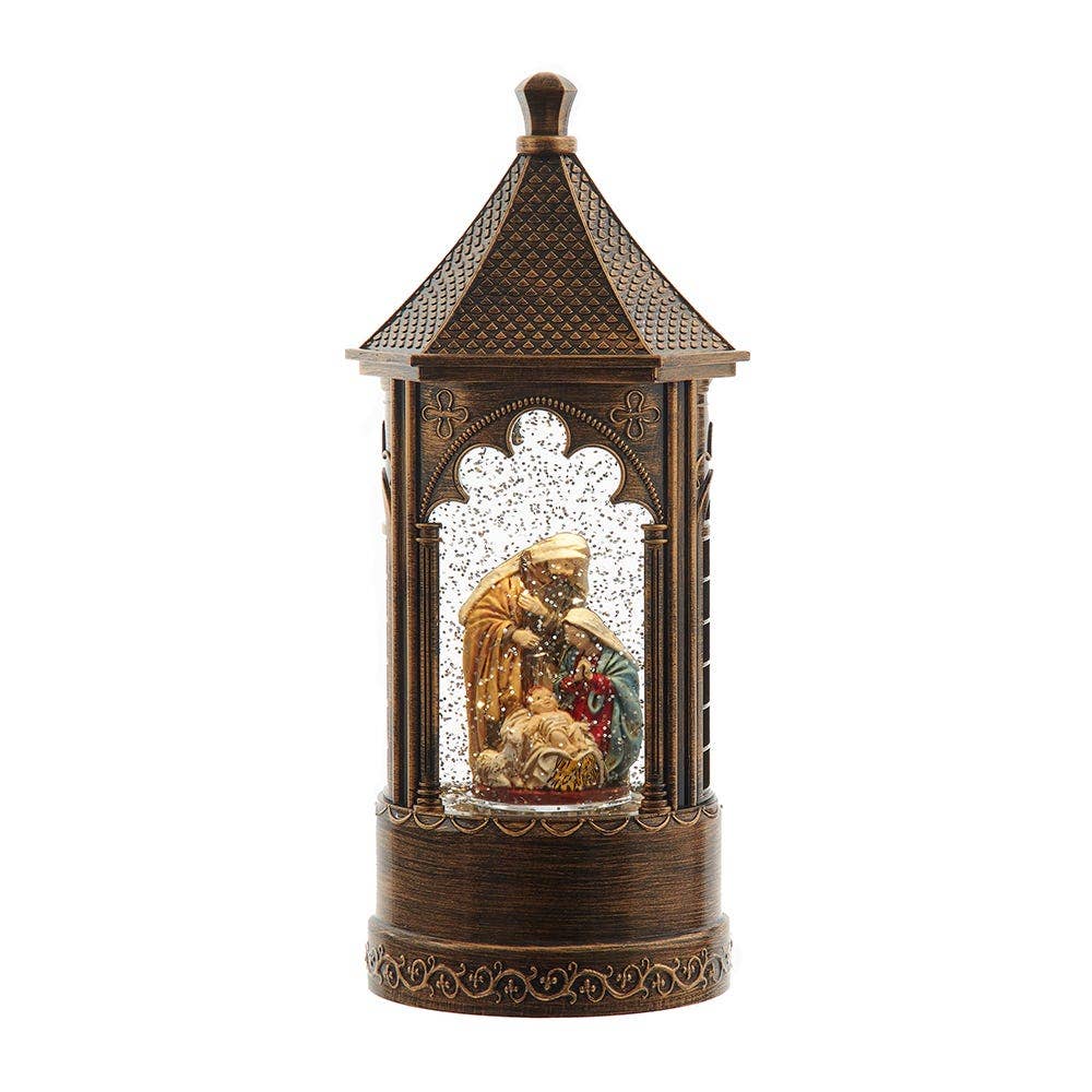 11.5“ Battery Operated Lighted Nativity Water Lantern
