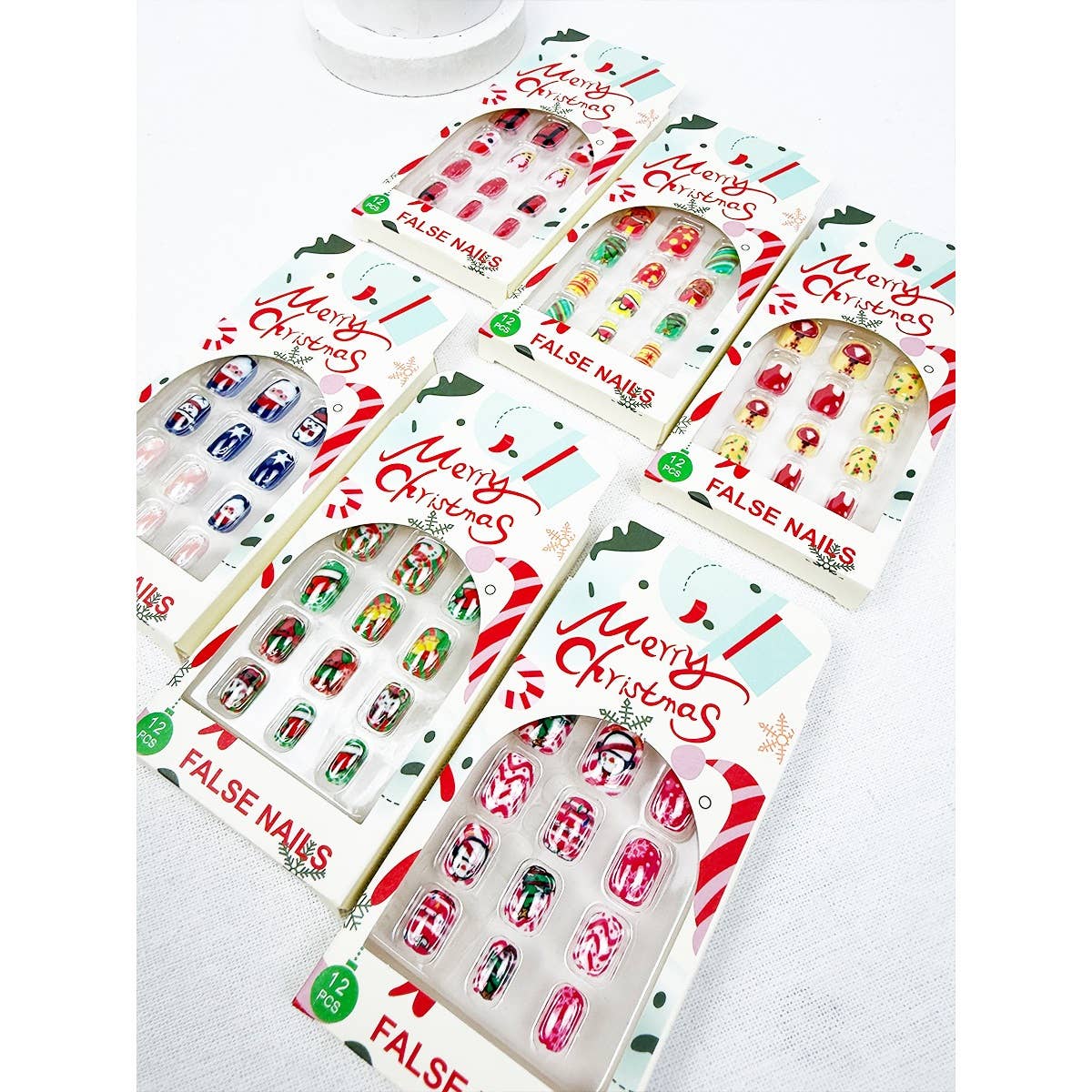 Christmas Theme Fancy Press On Nails