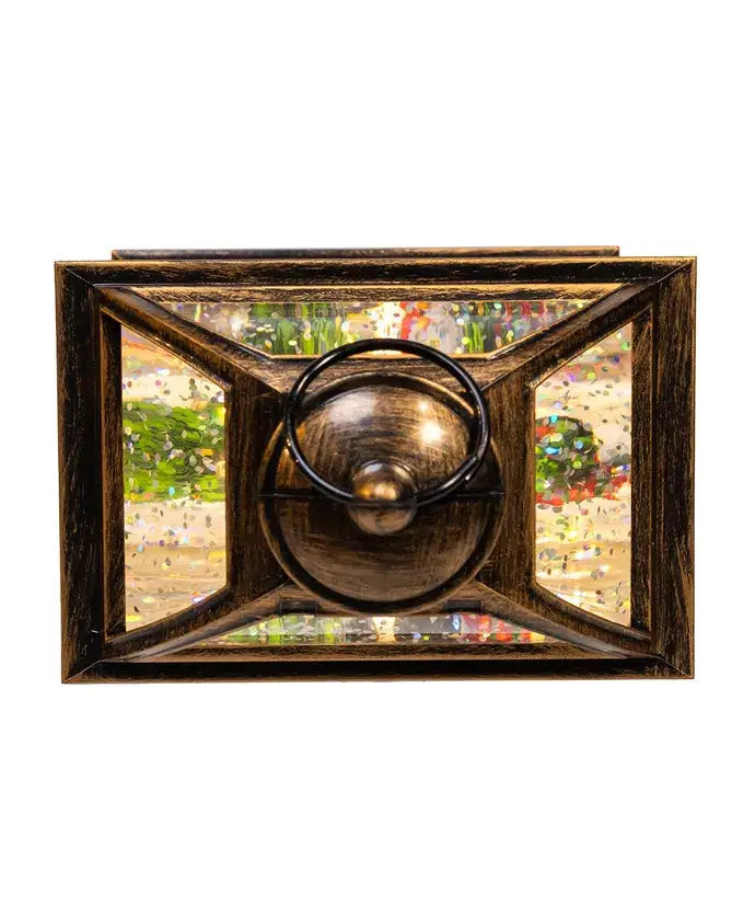 6.54" Battery Operated LED Snowman Water Lantern