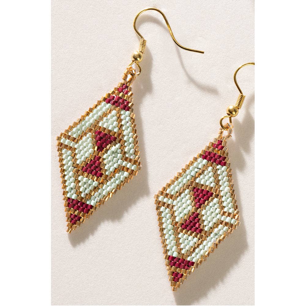 Time Mine Beaded Earrings