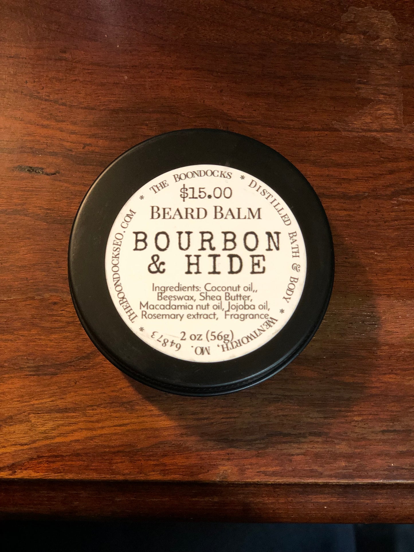 Bourbon & Hide Beard Balm