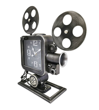 Vintage Film Projector Table Clock