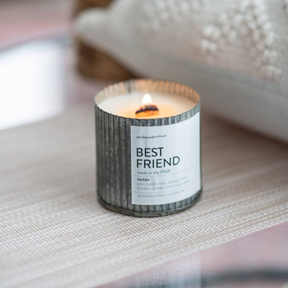 Cabin Fever Rustic Vintage Farmhouse Wood Wick Candle