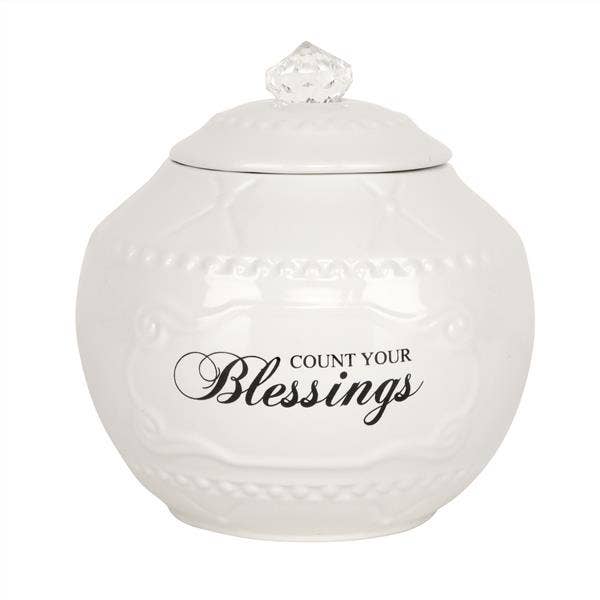 Blessing Jar With 12 Pre-Written And 24 Blank Cards