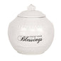 Blessing Jar With 12 Pre-Written And 24 Blank Cards
