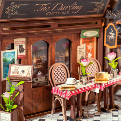 Paris Arcade Date with Dust Cover DIY Book Nook Kit