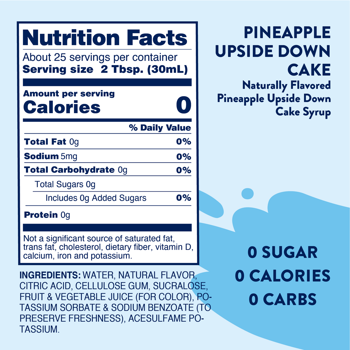 Pineapple Upside Down Cake Syrup
