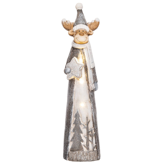 Resin 19.25 in. ed Christmas Light Up Decor