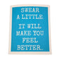 Swear a Little Funny Swedish Dishcloths - Kitchen Gadgets