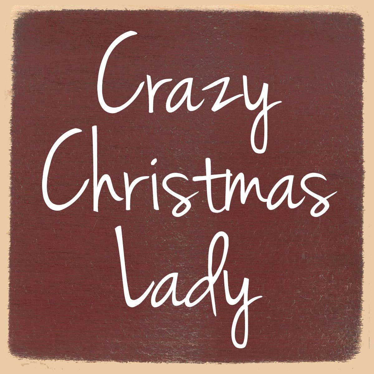 4X4-342 Christmas lady