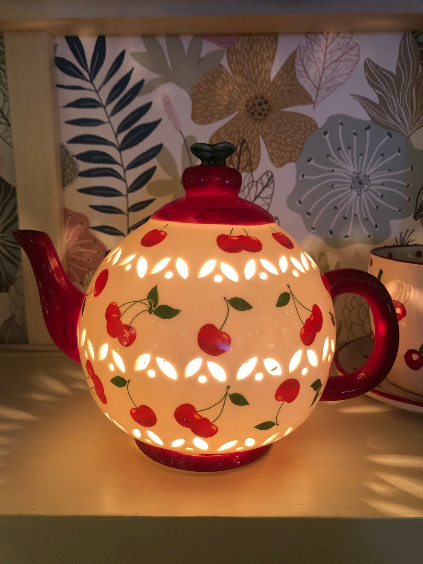 Cherry Tea Pot