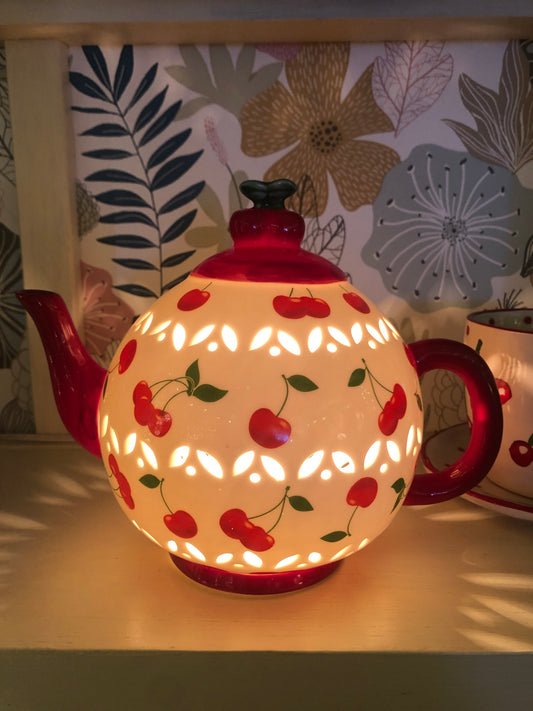 Cherry Tea Pot