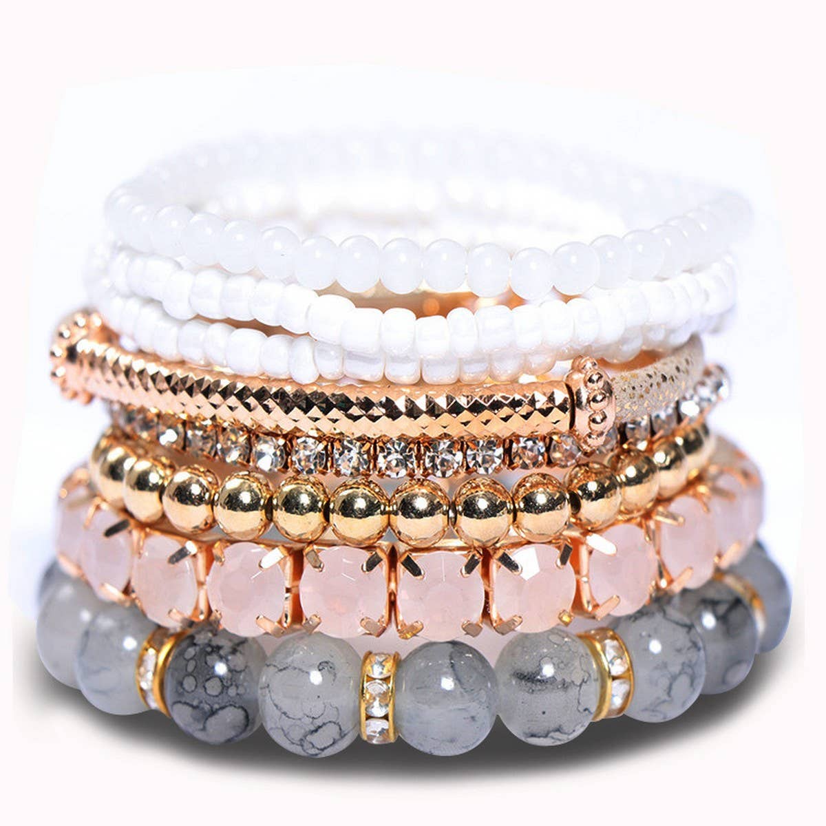 BOHEMIAN CREATIVE GLASS BEAD BRACELET
