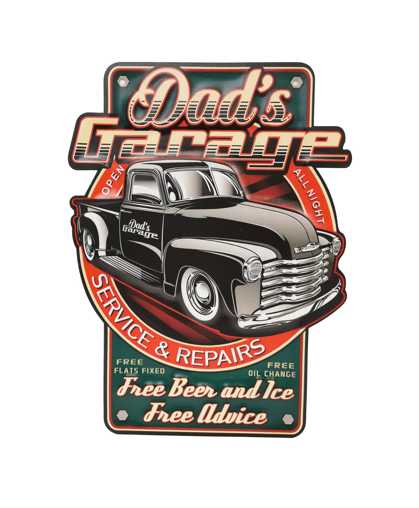Dad's Garage Tin Sign
