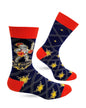 Sir Fuxalot Knight Themed Men's Novelty Crew Socks